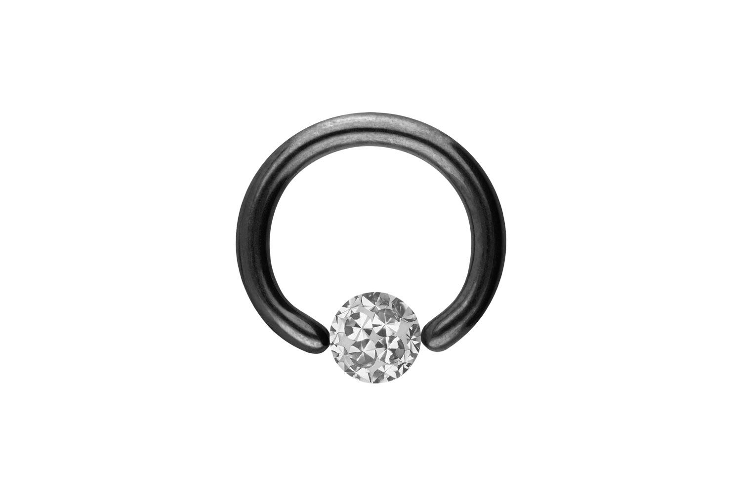 Chirurgenstahl Klemmkugelring Piercing EPOXY-KUGEL